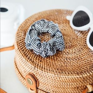 Gingham Scrunchie